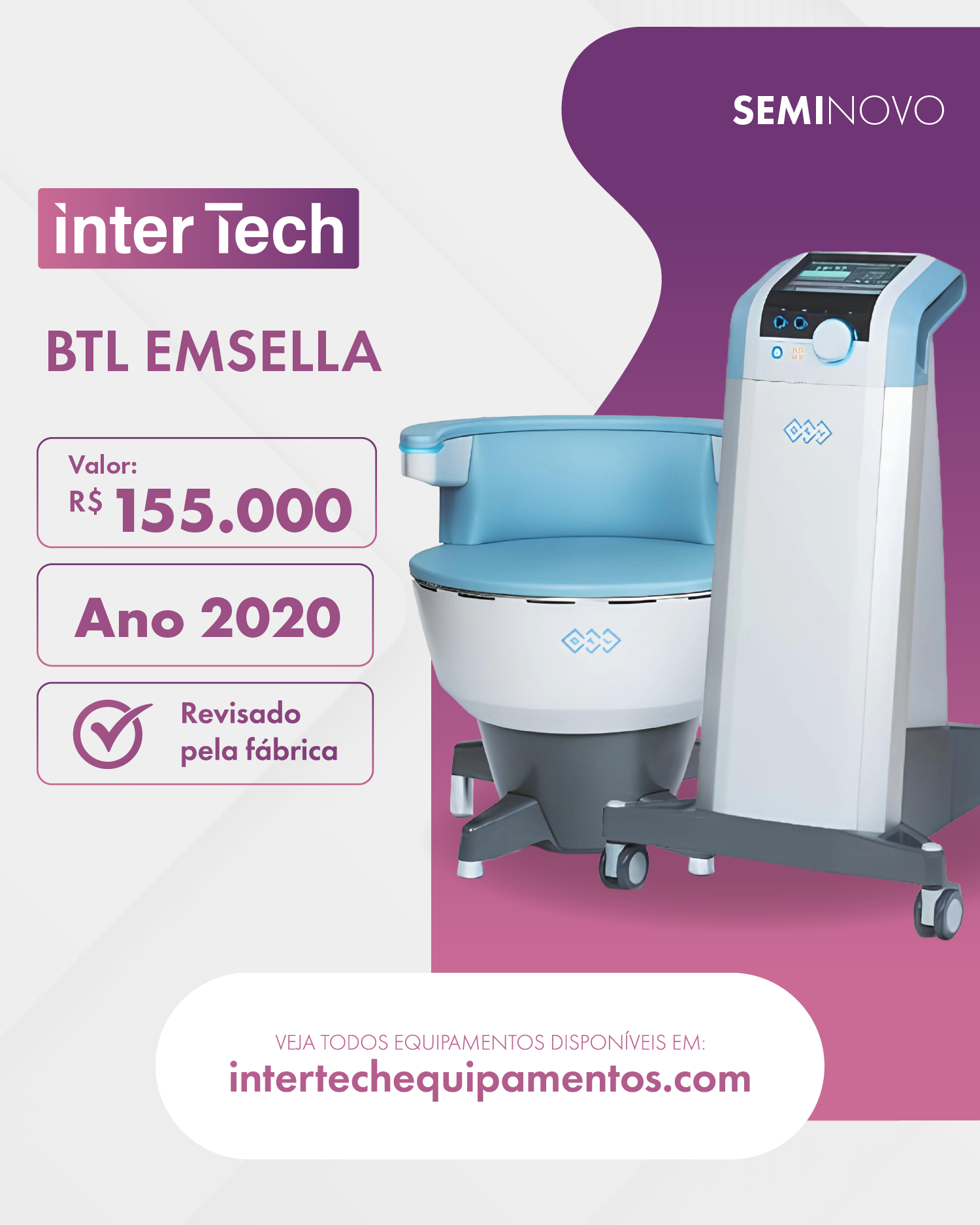 Equipamento seminovo InterTech 06